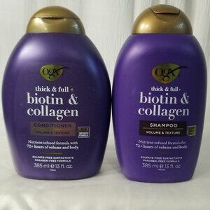 Ogx 1 Shampoo + 1 Conditioner 385 ml. / 13 Fl. Oz each Brand New